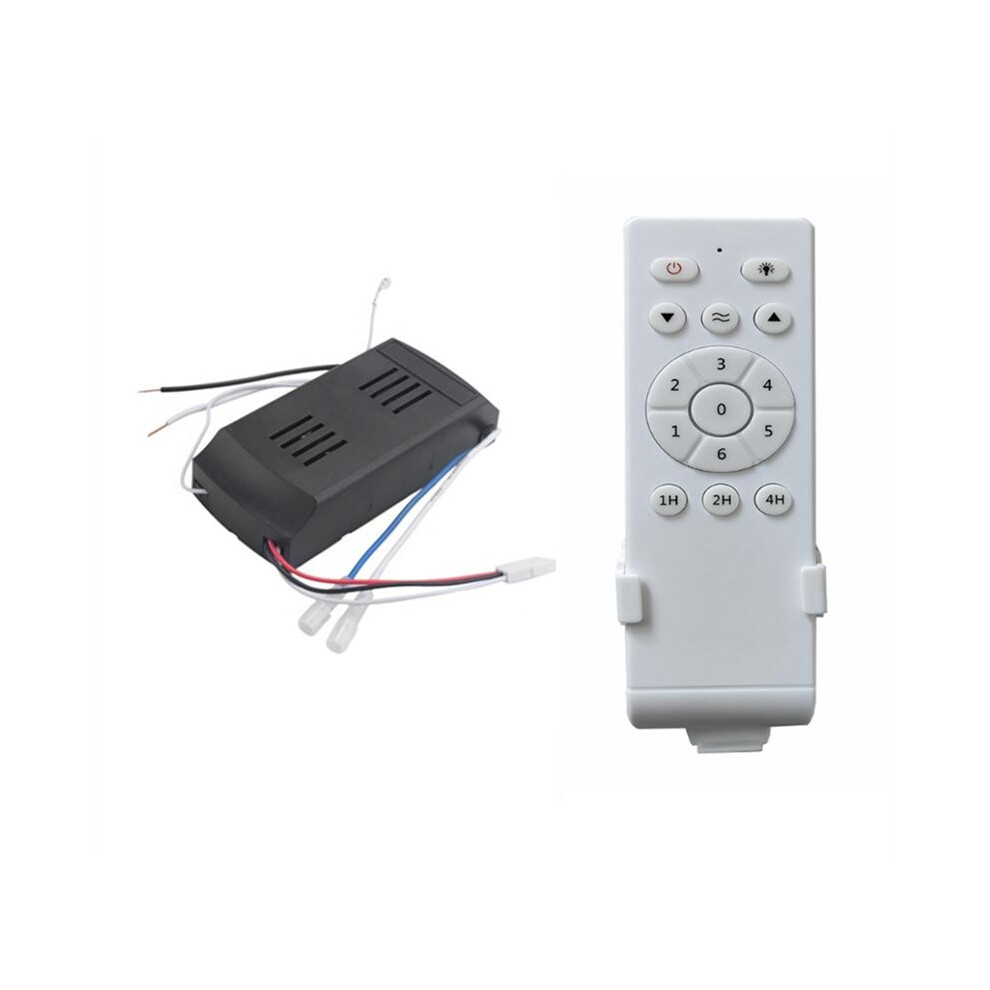 Universal Ceiling Fan Remote Control Kit Low Voltage 50W Fan Driver Controller 6-Speed & Timing Remote Light 6032476622794