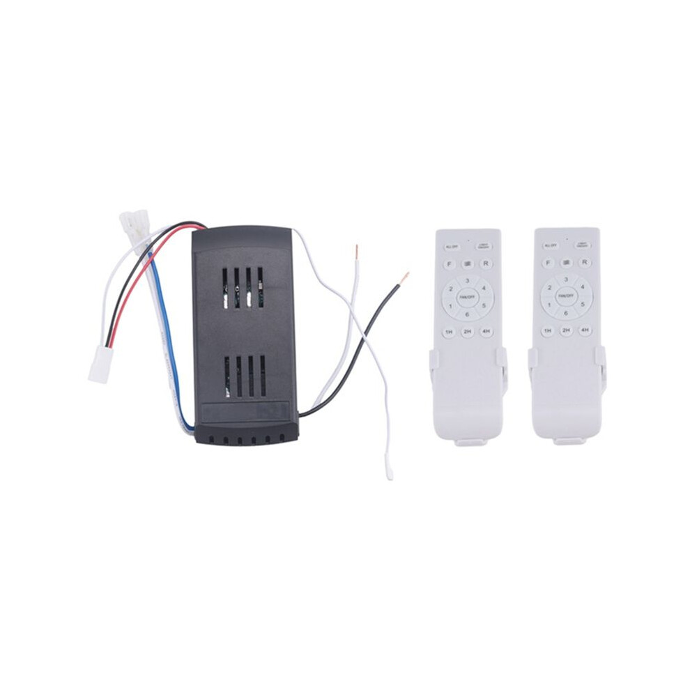 Tlily Universal Ceiling Fan Remote Control Kit 40W 6Speed Timing Function Replacement Remote For Ceiling Fans & Lights
