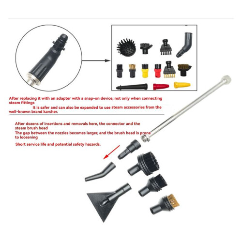 For  M12 Steam Engine Adapter Accessories Conversion  and Connecting Pipe Brush 2