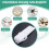 Universal Ceiling Fan Remote Control Kit 40W 6Speed Timing Function Replacement Remote for  Ceiling Fans & Lights 9