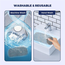 6Pack Steam Mop Replacement Pads for GorFanty Steam Mop Model GF-6610B/GF-6610,Highly ABSorbent Microfiber Steam Pads