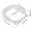 Para Interface de Duto de Exaustão de 5,9 Polegadas para Conector de Tubo de Mangueira de Ar Condicionado Portátil 6