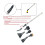 For  M12 Steam Engine Adapter Accessories Conversion  and Connecting Pipe 4