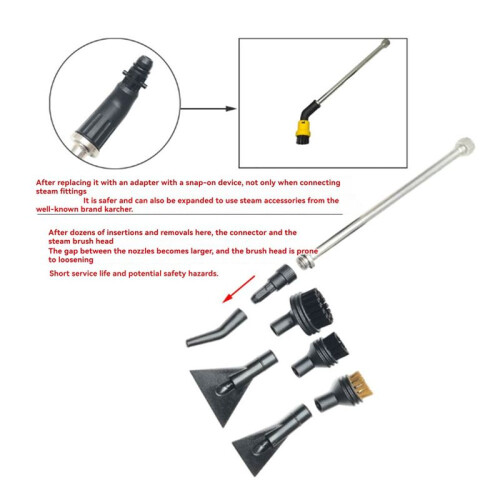 For  M12 Steam Engine Adapter Accessories Conversion  and Connecting Pipe