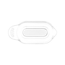 Kilner Glass Grater Multipurpose Hand Grater Garlic Fruits Baby Food Puree Oval