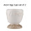 Ceramic Egg Cups 2pcs Cream Hand Painted Hard Soft Boiled Egg Holders Breakfast 3