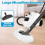 10 Pack Steam Mop Pads for Dupray Steam Cleaner Etc, 5 Pack Large Rectangle Bonnets + 5 Pack Small Triangle Bonnets 6