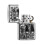 Zippo Zippo Lighter Libra Zodiac Sign Chrome Horoscope Windproof Flame Refillable 2