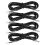 4pcs 2 M NTC Thermistor Temperature Sensor Waterproof Probe Wire 10 K 1% 3950 Black 2