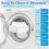10 Pack Steam Mop Pads for Dupray Steam Cleaner Etc, 5 Pack Large Rectangle Bonnets + 5 Pack Small Triangle Bonnets 5