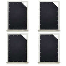 4X Temporary Blackout Blind Curtain for Window Adjustable Sucker Shade Drape Thermal Insulated Noise Reducing Panels