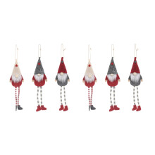 6 Paket Weihnachten Gesichtslos Langbein Gnom Santa Weihnachts Baum Hängen Tropfen Ornament Puppe Dekorationen