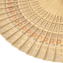 3X Ladies Wooden Sandalwood Hand Fan Wedding/ Birthdays Partys
