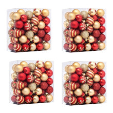 200 Pièces Séries Décorations D'Arbre de Noël Boules Boule de Noël Fête Suspendue Boule Ornements Noël pour la Maison Cadeau de Nouvel An