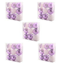 45 PCS Christmas Ornaments Xmas Tree Decorations Hanging Balls for Home New Year Party Decor - 2.36Inch,