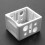 16pcs 1 Inch Blind Brackets White Profile Box Mounting Bracket Window Blinds Headrail Bracket 5