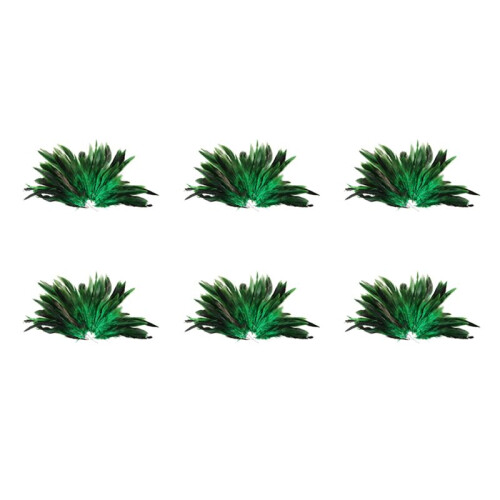 Approx. 300Pcs Dyed Decoration Rooster Cock Feather Green