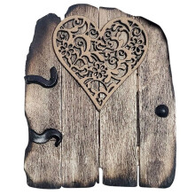 Love Miniature Tree Door Outdoor Miniature Tree Decoration Door Fairy Door Garden Accessories Decoration Christmas