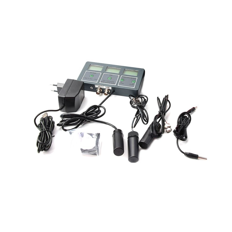 Tuya Wifi Water Quality Detector S.g/Ph/Ec/Orp/Tds/Cf/Salt/Temp Measuring Analyzer Water Monitor Eu Plug 6031444421742