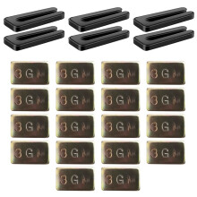 Kit D'Équilibrage de Pales de Ventilateur de Plafond, 6 Pales de Ventilateur Résilientes, Clips D'Équilibrage, 18 Poids de Ventilateur de Plafond