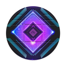 Foldable VR Mat for Meta Quest 3/, Round Anti Fatigue Large Mat, Anti-Slip and Comfortable Floor Mat,