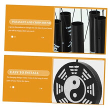 Extra Small Bagua Wind Chime Pendant Chinese Feng Shui Ornament Commemorative Wind Chime Lucky Wind Chime Pendant
