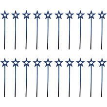 Varinha Mágica de Princesa Azul, Varinha de Fada, Varinha de Estrela Brilhante para Adereços de Fantasia, Dramatização, Decoração de Festa de