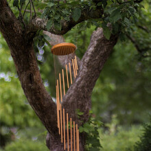 Carillon Extérieur pour Décoration de Pelouse de Porche de Patio avec Attrape-Vent, Cadeaux Commémoratifs pour Maman