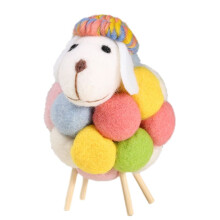 Niedliche Schaf-Ornamente Aus Filz, Kawaii-Accessoires, Heimdekoration, Innenfiguren, Raumdekoration, Accessoires, Kindergeschenke A