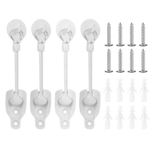 Outdoor Windproof Window Curtain Roller Blind Replacement Parts Drum-Type Hardware Bungee Kit and End Cap Shade Tie Down 1