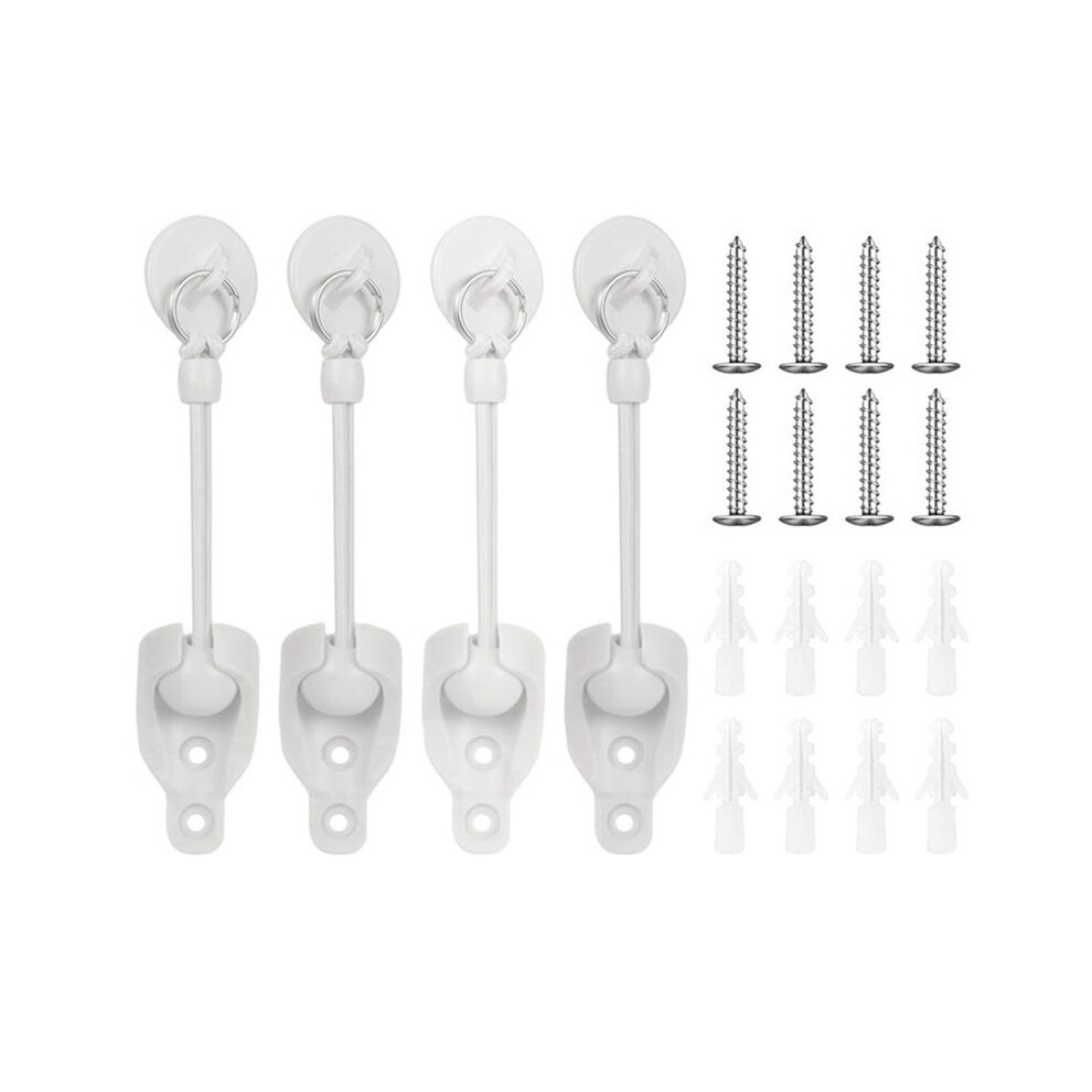 Outdoor Windproof Window Curtain Roller Blind Replacement Parts Drum-Type Hardware Bungee Kit and End Cap Shade Tie Down
