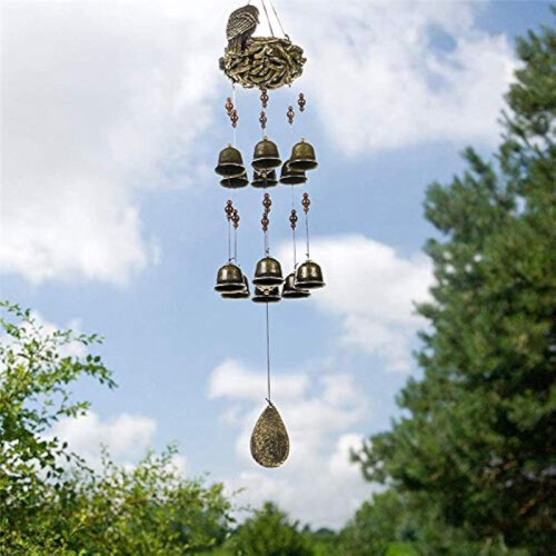 Bird Wind Chime Bell Chime for Balcony Garden Window Decoration 2