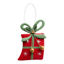 Wrought Iron Christmas Tree Pendant Star Bell Christmas Party Home Decoration Pendant C