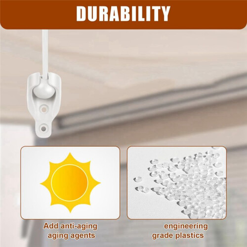 Outdoor Windproof Window Curtain Roller Blind Replacement Parts Drum-Type Hardware Bungee Kit and End Cap Shade Tie Down