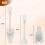Outdoor Windproof Window Curtain Roller Blind Replacement Parts Drum-Type Hardware Bungee Kit and End Cap Shade Tie Down 8