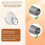 Outdoor Windproof Window Curtain Roller Blind Replacement Parts Drum-Type Hardware Bungee Kit and End Cap Shade Tie Down 5