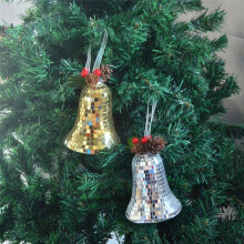 Bell Christmas Bells Pendants Christmas  Christmas Tree Hanging Bells Tree Decor New Year Gifts Silver
