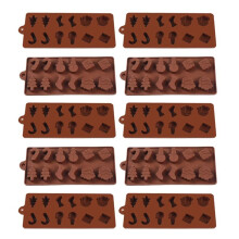 Decorazioni Natalizie Albero di Natale Vacanze Cioccolato DIY Fondente Cottura Strumenti per Decorare Torte Stampi In Silicone