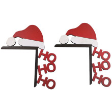 Christmas Door Toppers Decor, Top Door Frame Corner Sign Decorations, Home Frame Decor Ornament for Home Decor A