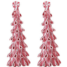 Christmas Decorations Household Luminous Castle House Window Decoration Set A