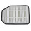 2X 53034019AD Luftfilter Luftgitter Autozubehör für 4