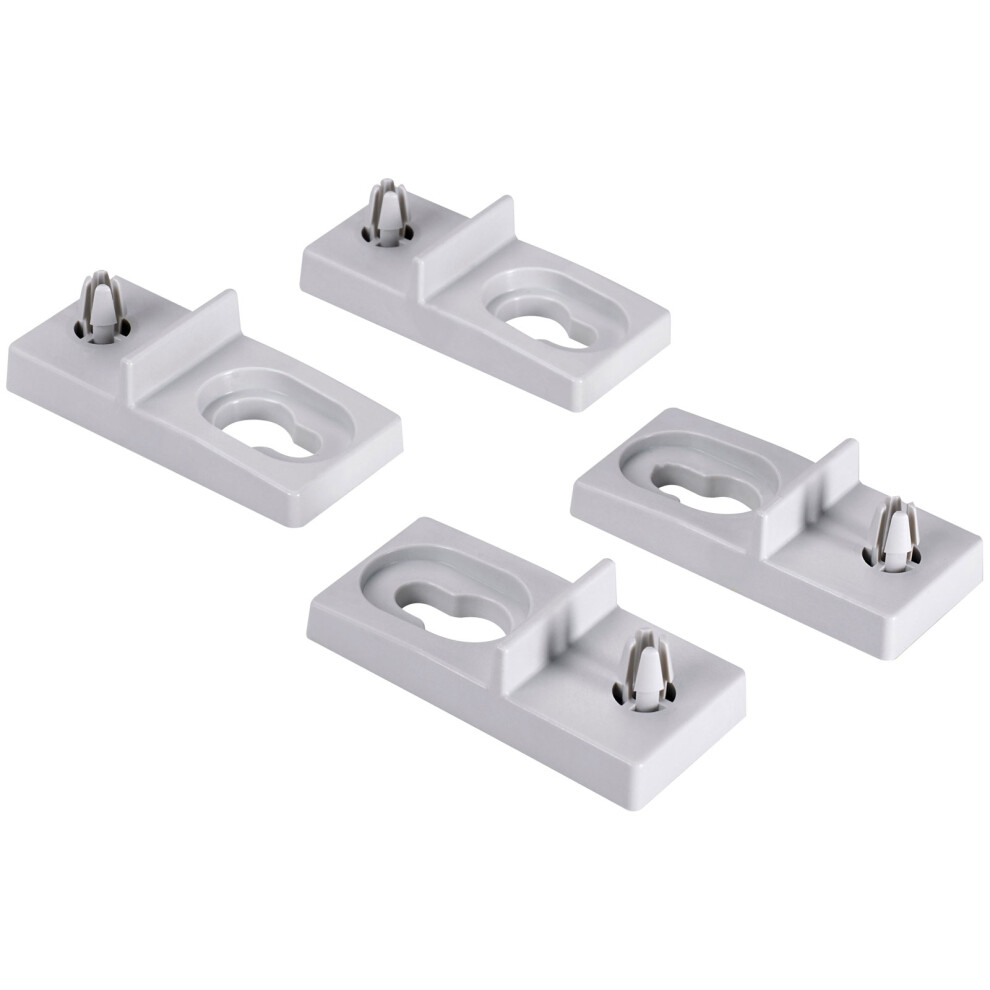Fibox 8120834 Wmkq10m Plastic Wall Mounting Lugs Set For 5070-8060 6418074306388