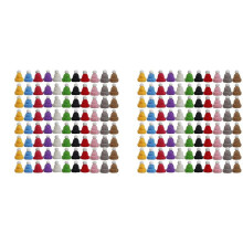 220PCS Knitting Hats Christmas Knitting Doll Hats Wool Hat for Christmas Ornaments DIY Art and