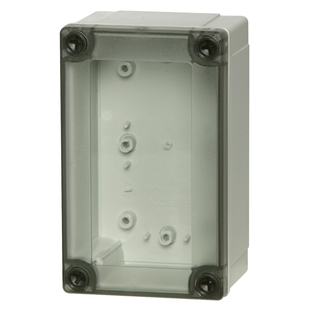 Fibox 6011901 Pc 100/60 Ht Enclosure, Pc Smoked Transparent Cover 6418074022288