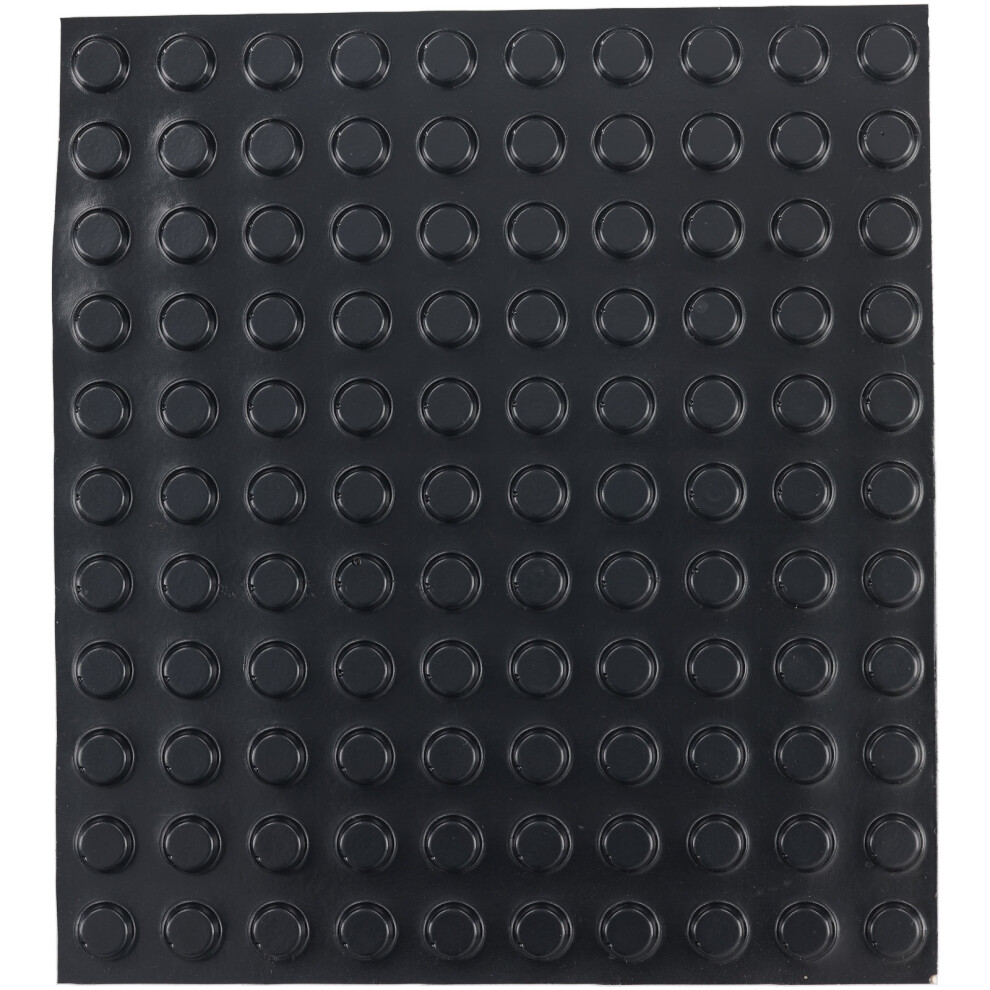 R-Tech 310018 Pu Round Protective Feet Ã10.0 X 4.0 - Black - Sheet 110 5053556003549