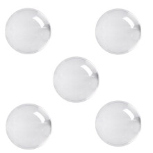 5X Transparent Couleur Verre Cristal Boule de Sphère de Guérison Photographie Props Boule Décor 30mm
