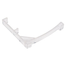 2X Volant Clips Kunststof Verticale Jaloezieën Beugels 3,5 Inch Verticale Jaloezieën Doorzichtig voor Jaloezieën Onderdelen Accessoire Componenten
