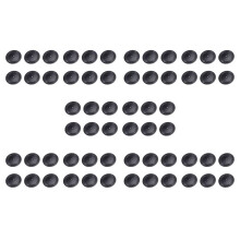 Blank Vinyl Records 7 Inch CD for Room Decor CD Wall Decor Vinyl Records Decor Black Fake Records Decor (60 Pieces)
