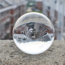 5X Transparent Color Glass Crystal  Healing Sphere Photography Props  Decor 30mm
