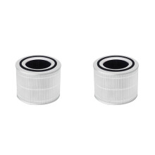 2X Filtro Hepa per Levoit Core 300-RF HEPA Levoit Filtro un Carbone Attivo Core 300 Levoit Filtro Purificatore D'Aria, Bianca